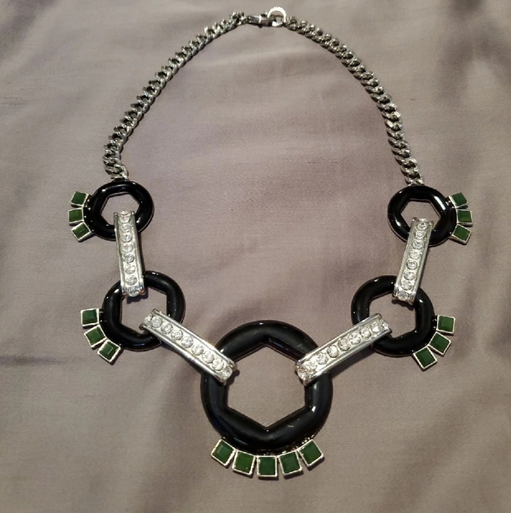 Banana Republic Crystal Arches Necklace